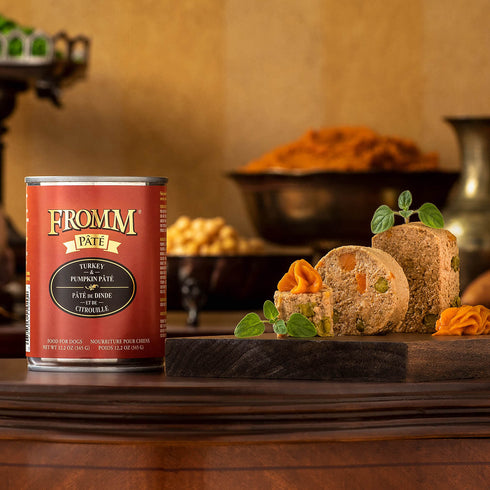 Fromm Pâté Wet Dog Food - Turkey & Pumpkin - 12.2oz Can